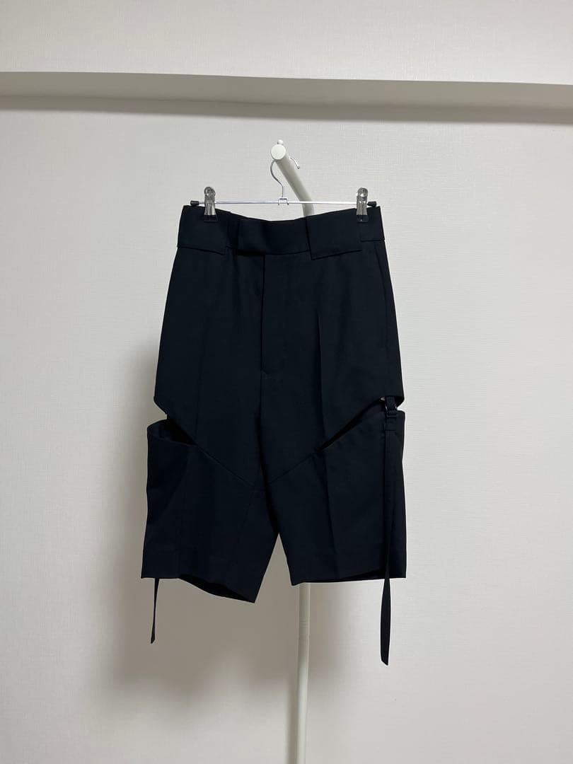 TELOPLAN カットアウトデザイン ハーフパンツ