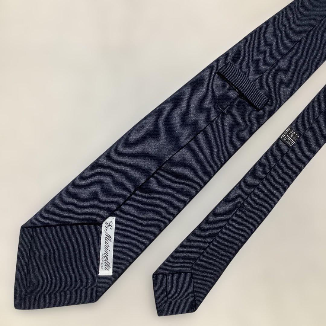 【美品】マリネッラE.Marinella ワンポイントネクタイ定価39600円