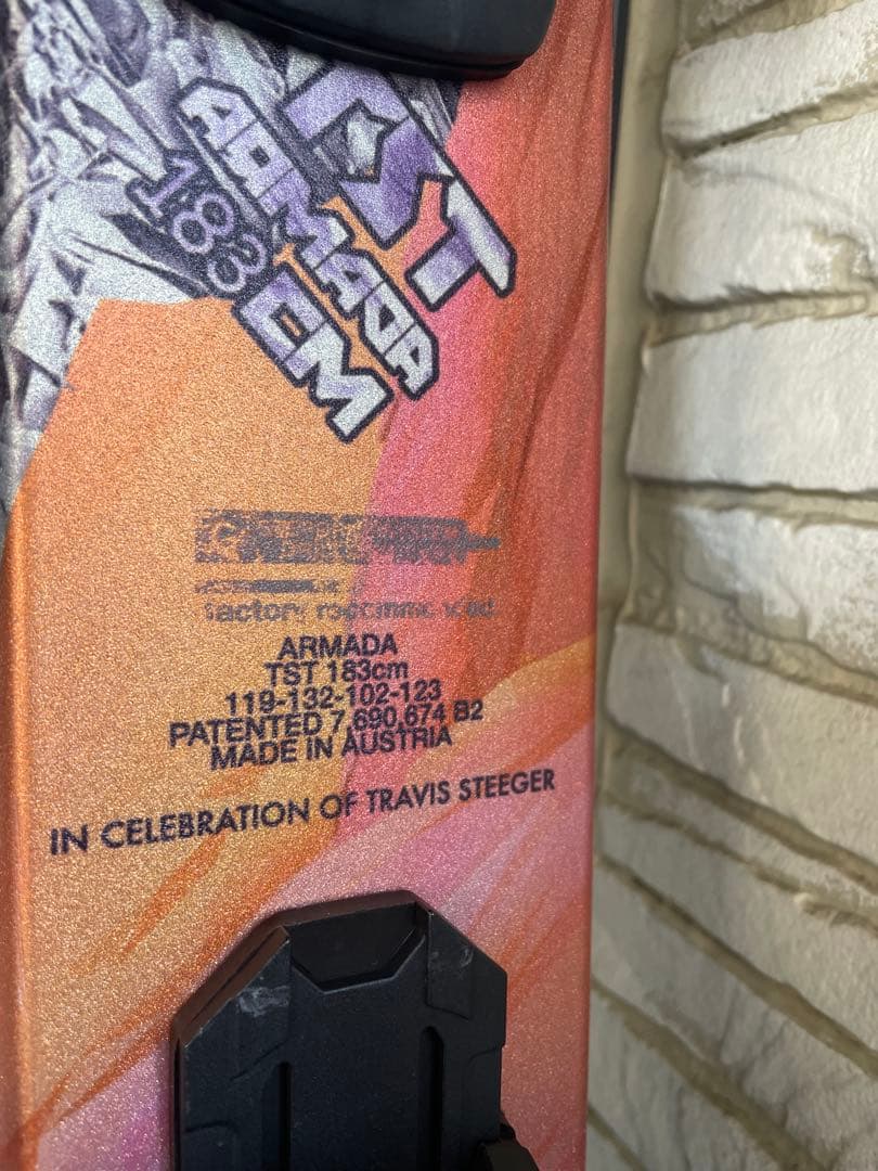 ARMADA スキー板 グラフィックデザイン　ARMADA TST 183cm