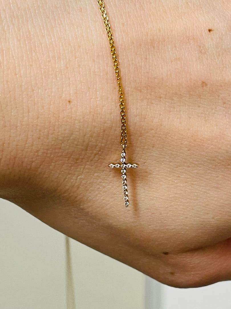 シエナ 18Kネックレス 14粒最小ダイヤモンド