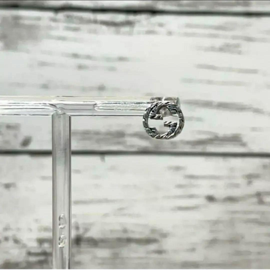 【極美品】グッチ　インターロッキング　アラベスク　ピアス片耳　メンズ/レディース