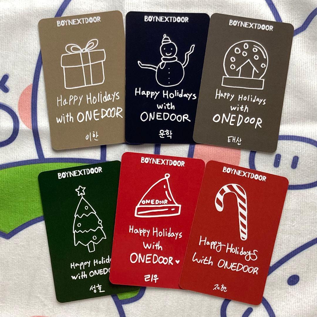 BOYNEXTDOOR HOW ボネクド公開放送 サノク全員トレカ6枚