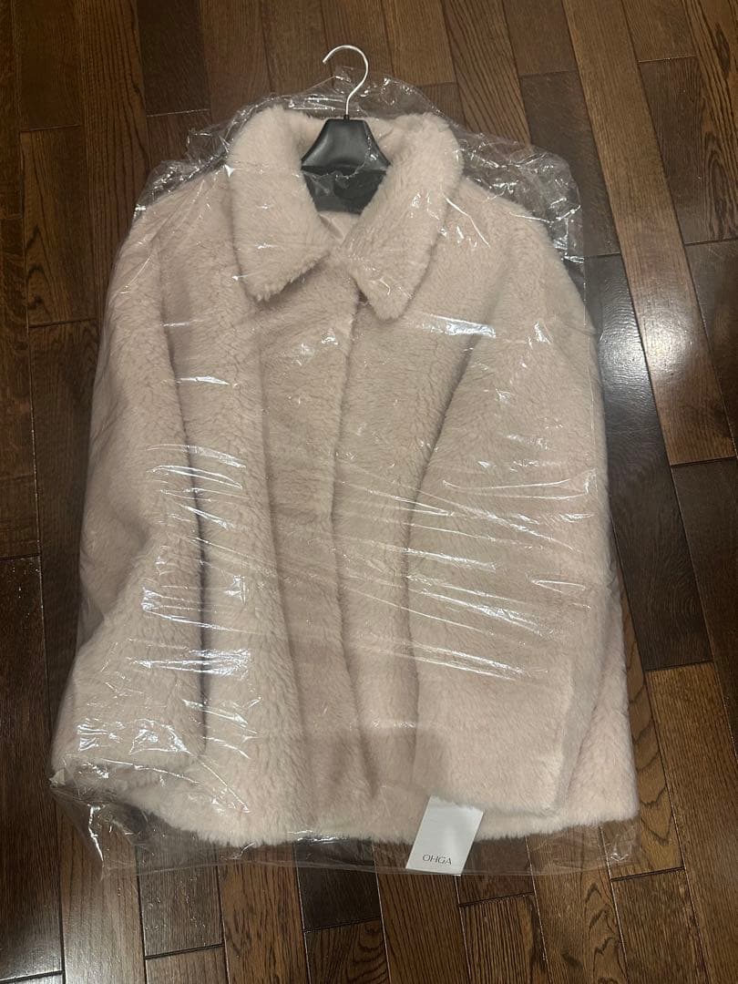 OHGA 2025 ムートンコート　ライトベージュMサイズ