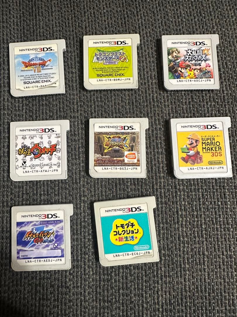 3DSソフト ジャンク品 まとめ売り スマブラ トモコレ 妖怪ウォッチ マリオ系