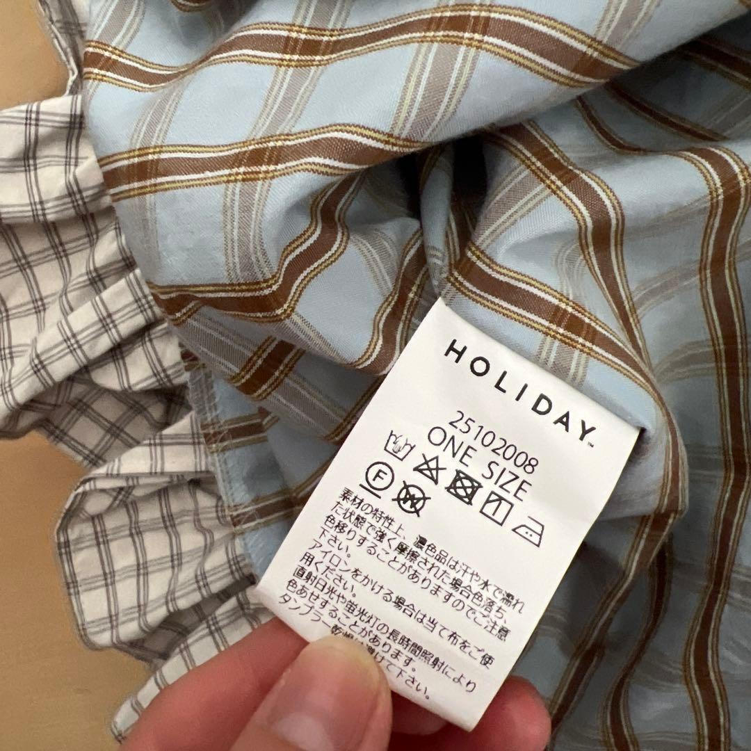 holiday ストラップミニスカート