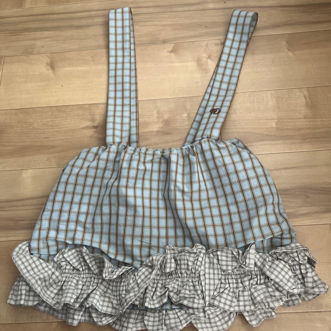 holiday ストラップミニスカート