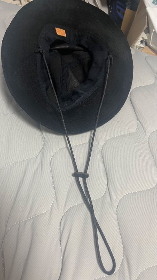 Hender Scheme　エンダースキーマ　レザーバケットハット　黒　ブラック