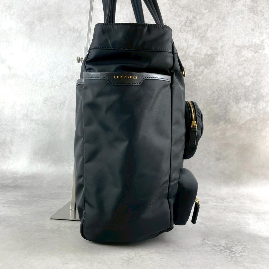 未使用級✨ アニヤハインドマーチ コミューター トートバッグ ハンド ブラック