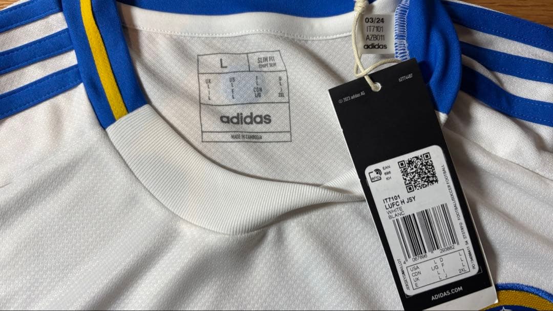 【新品/タグ付/初期不良有】24/25 リーズ　田中碧　2XL