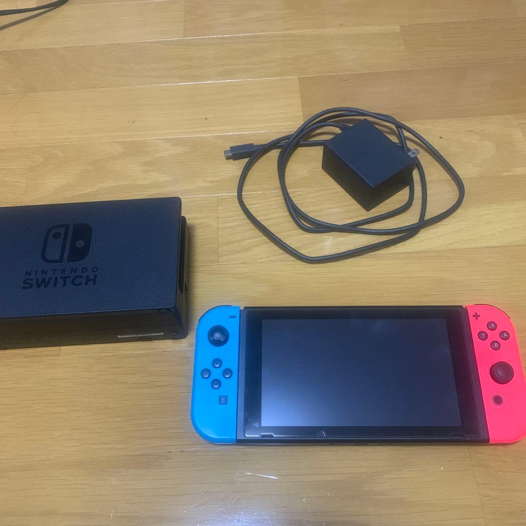 Nintendo Switch 青/赤 本体 ACアダプター付き