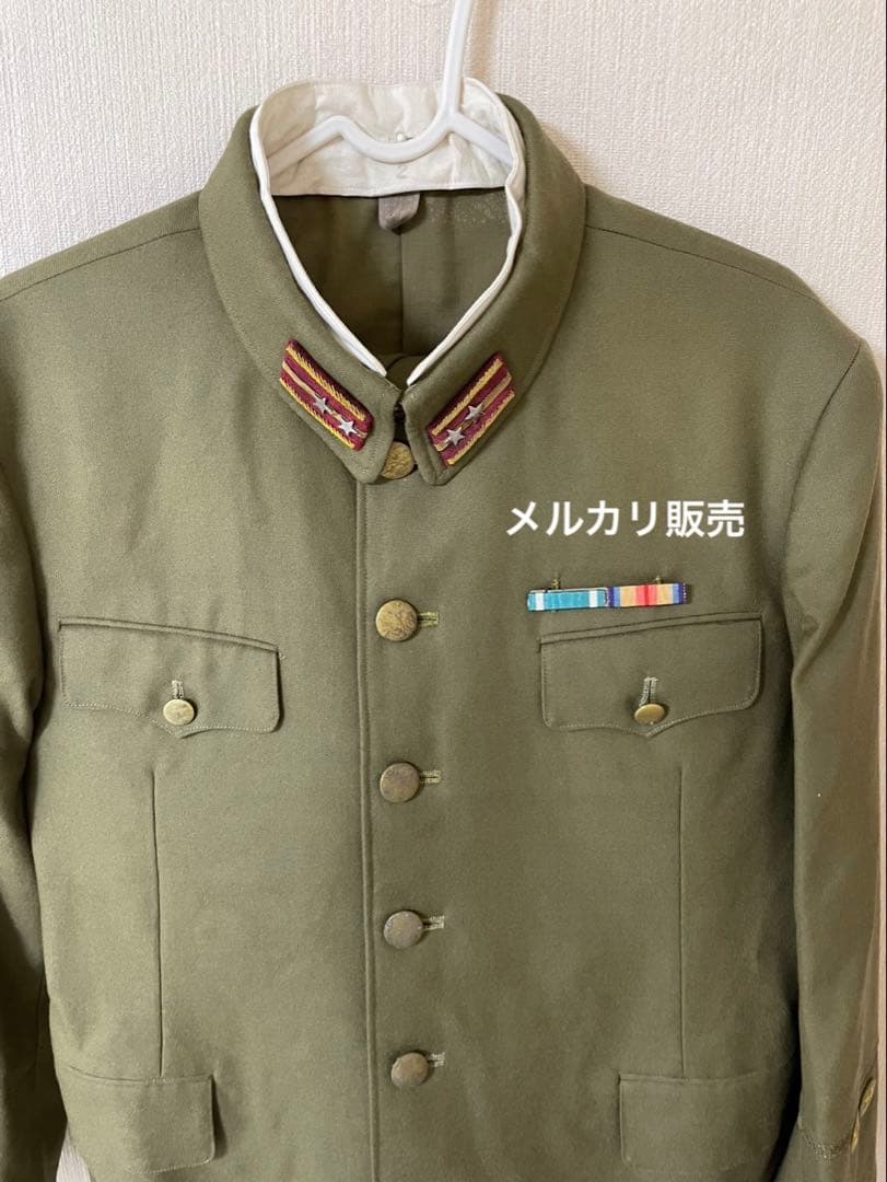 日本陸軍三式将校コスプレセット(制帽/ジャケット/ズボン)軍服コスプレ