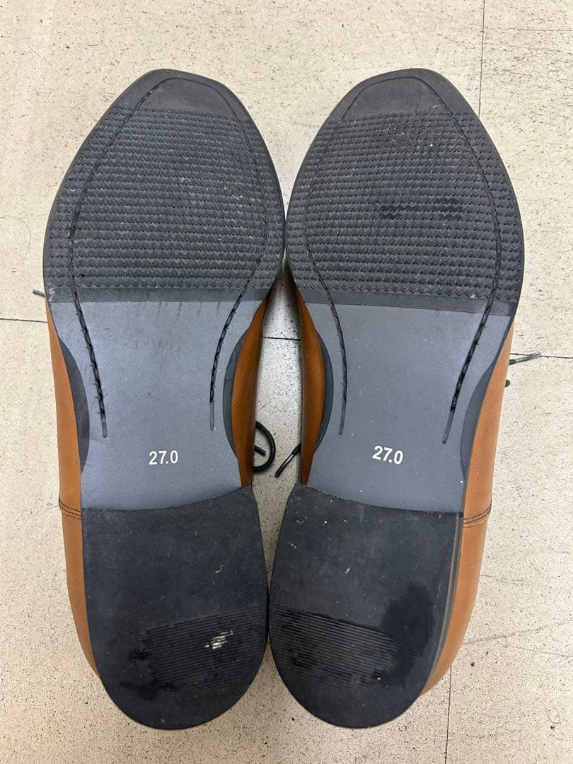 美品REGAL Worth Collection ブラウン レースアップシューズ