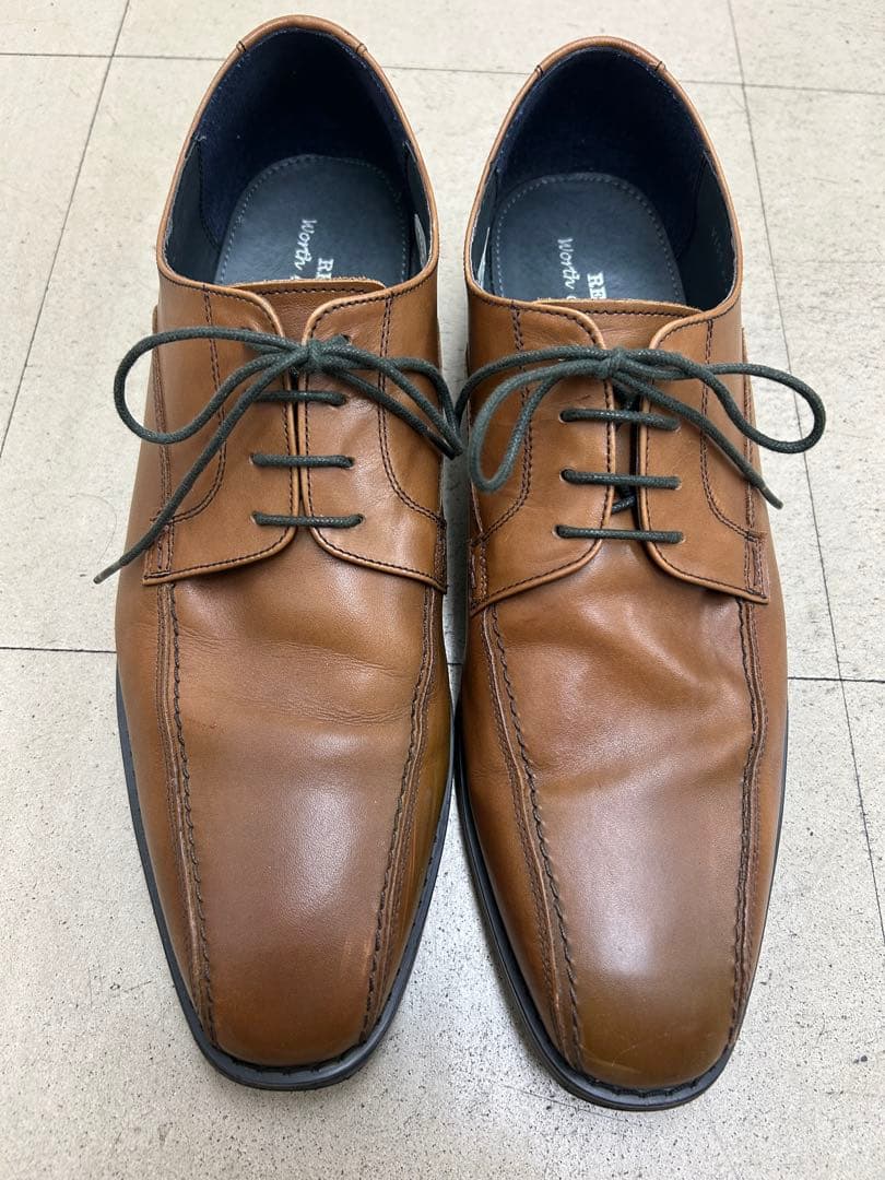 美品REGAL Worth Collection ブラウン レースアップシューズ