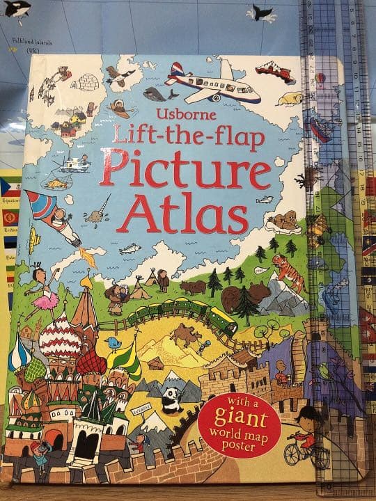 Usborne Lift-the-flap Picture Atlas イギリス