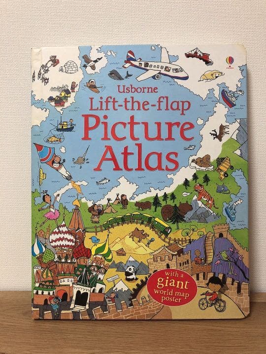 Usborne Lift-the-flap Picture Atlas イギリス