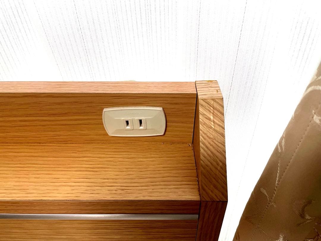 【手渡し】ニトリ　セミダブルベッド　フレームのみ　チェストベッド