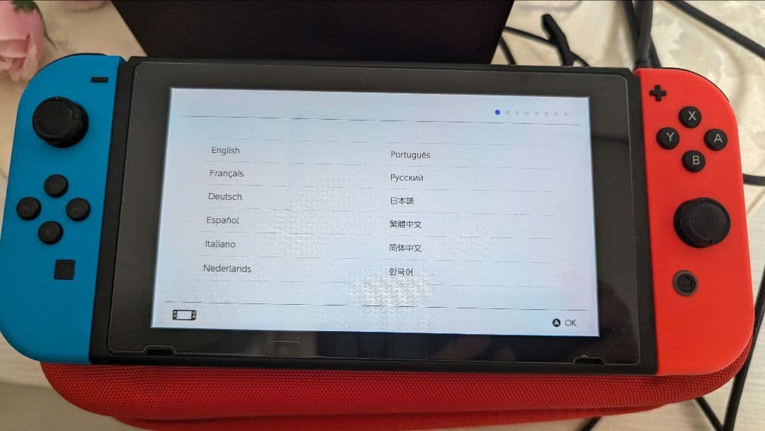 Nintendo Switch 本体 SDカード内蔵 専用ケース付き