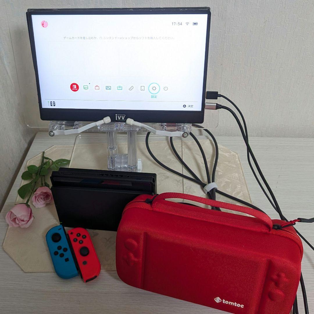 Nintendo Switch 本体 SDカード内蔵 専用ケース付き