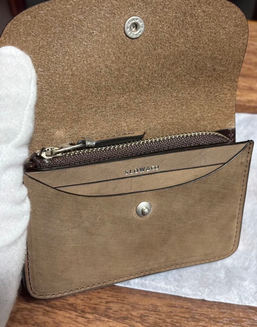 【未使用】SLOW スロウ イングラサット トープ ミニ財布(so749i)