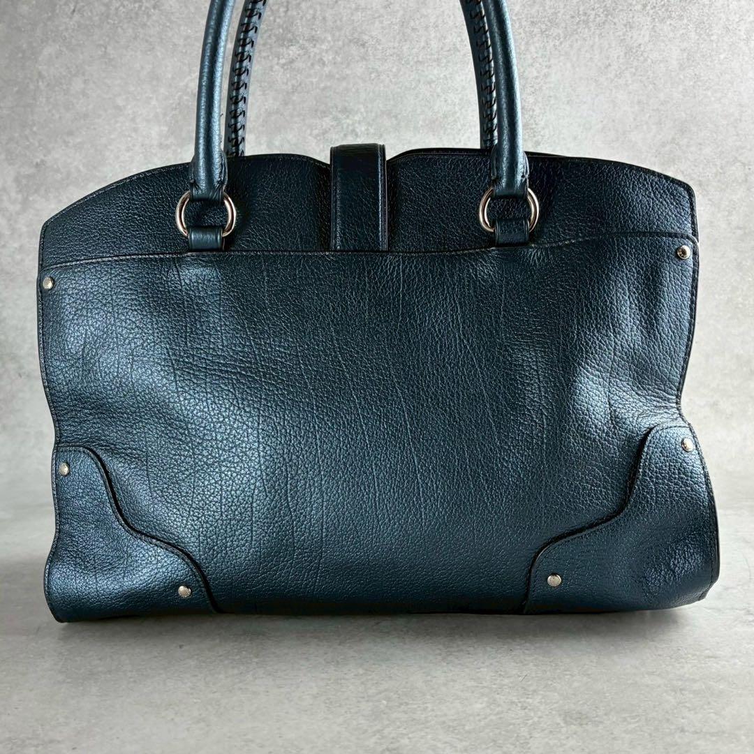 極美品✨コーチ 2way ハンド ショルダーバッグ オールレザー 本革 スタッズ