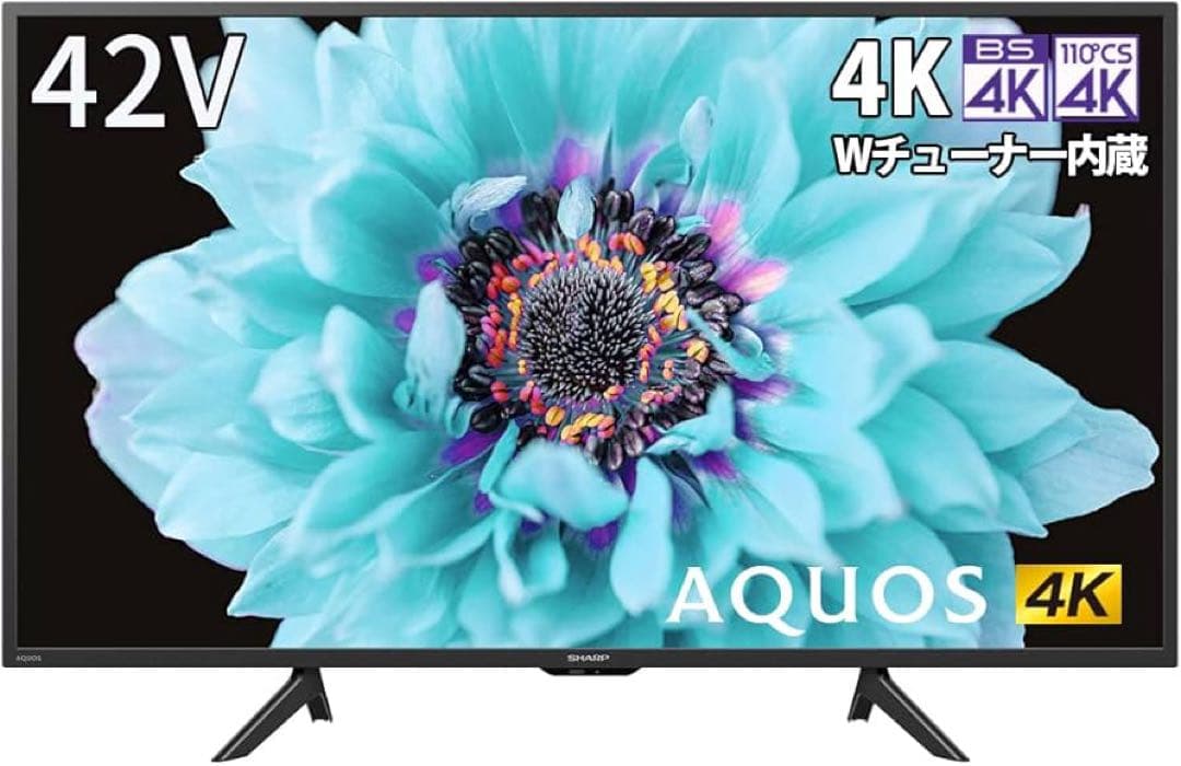 4K 対応SHARP 42インチ 液晶テレビ 2023年製4T-C42DH1
