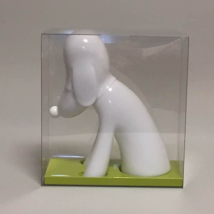 奈良美智 あおもり犬 リンデン 貯金箱 白