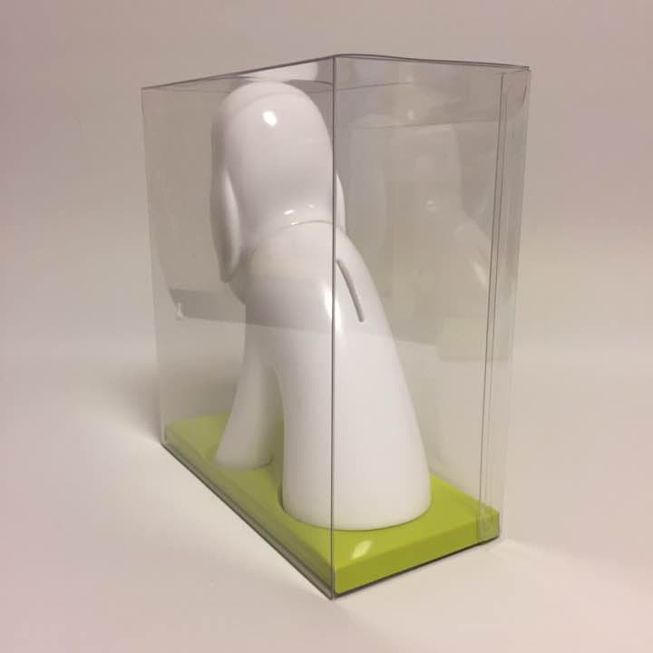 奈良美智 あおもり犬 リンデン 貯金箱 白