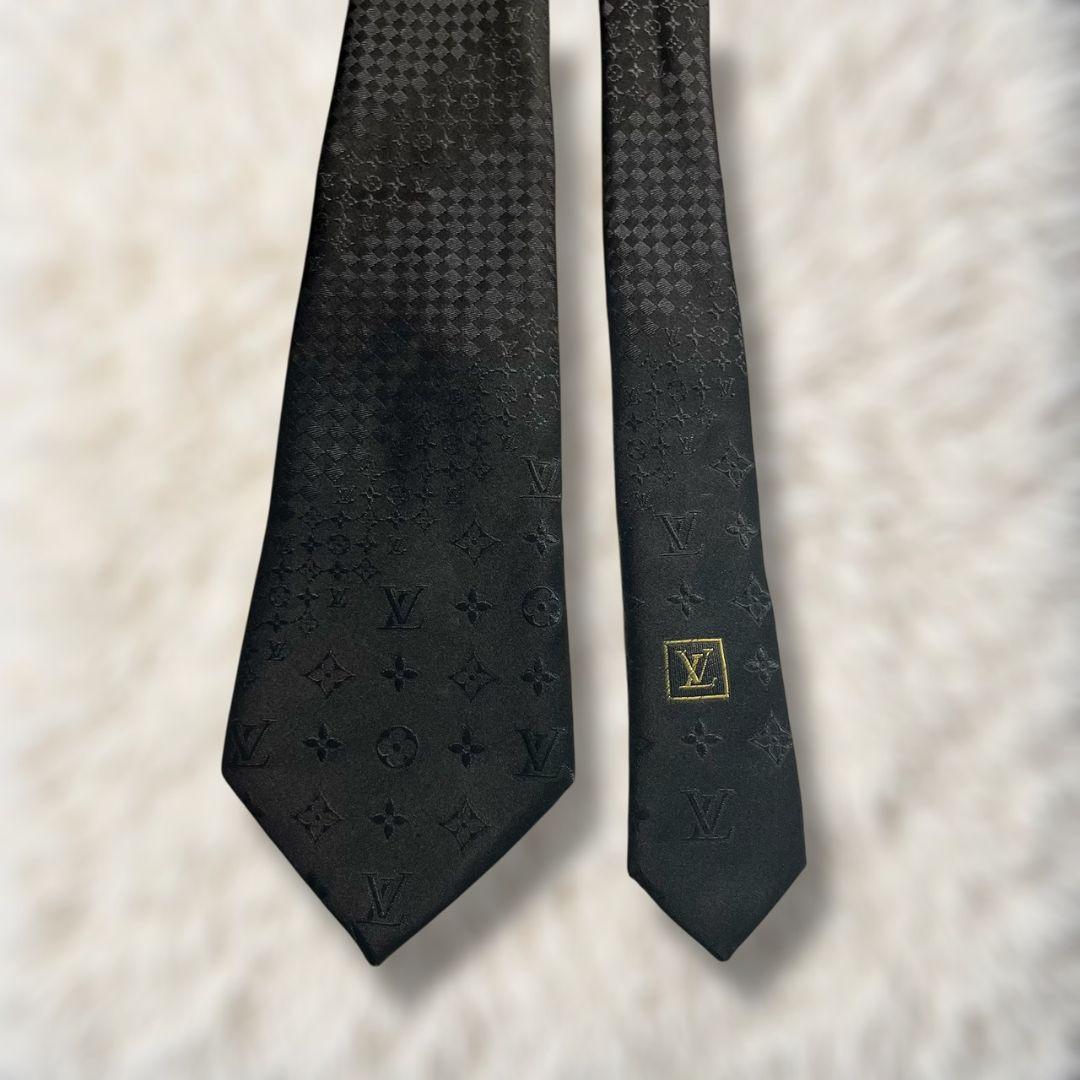 【美品✨】ルイヴィトン ミックスモノグラム ダミエ 黒 モノトーン ジャガード