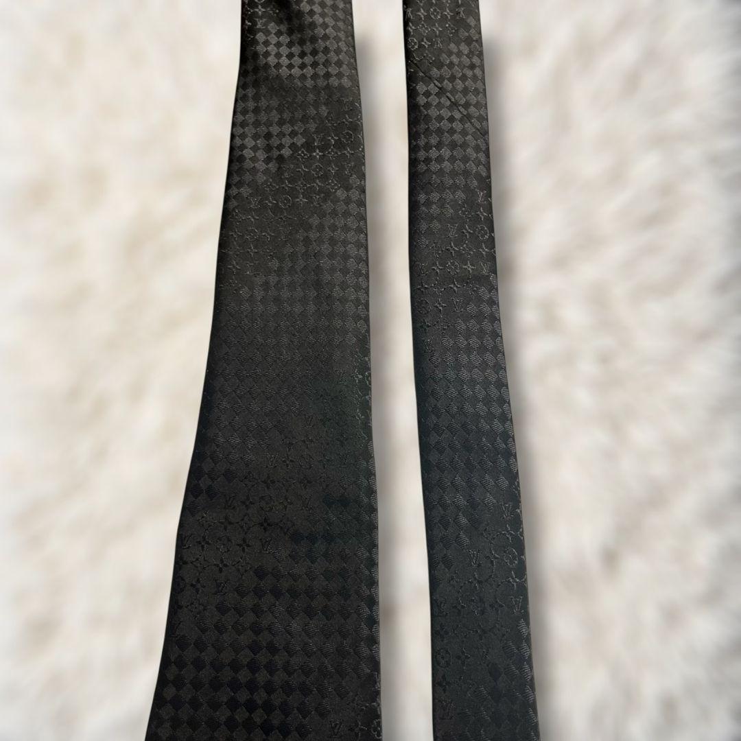 【美品✨】ルイヴィトン ミックスモノグラム ダミエ 黒 モノトーン ジャガード