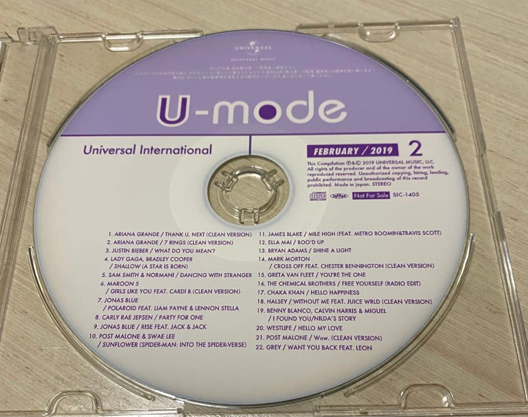Uーmode FEB／2019 ② NOT FOR SALE