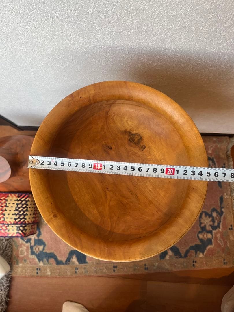 北欧ヴィンテージ 木の器　コンポート