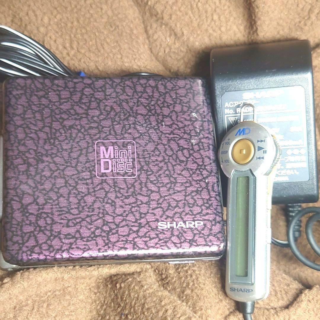 SHARP★MDヘッドホンプレーヤー MD-SS32-YT★レア機種送料無料