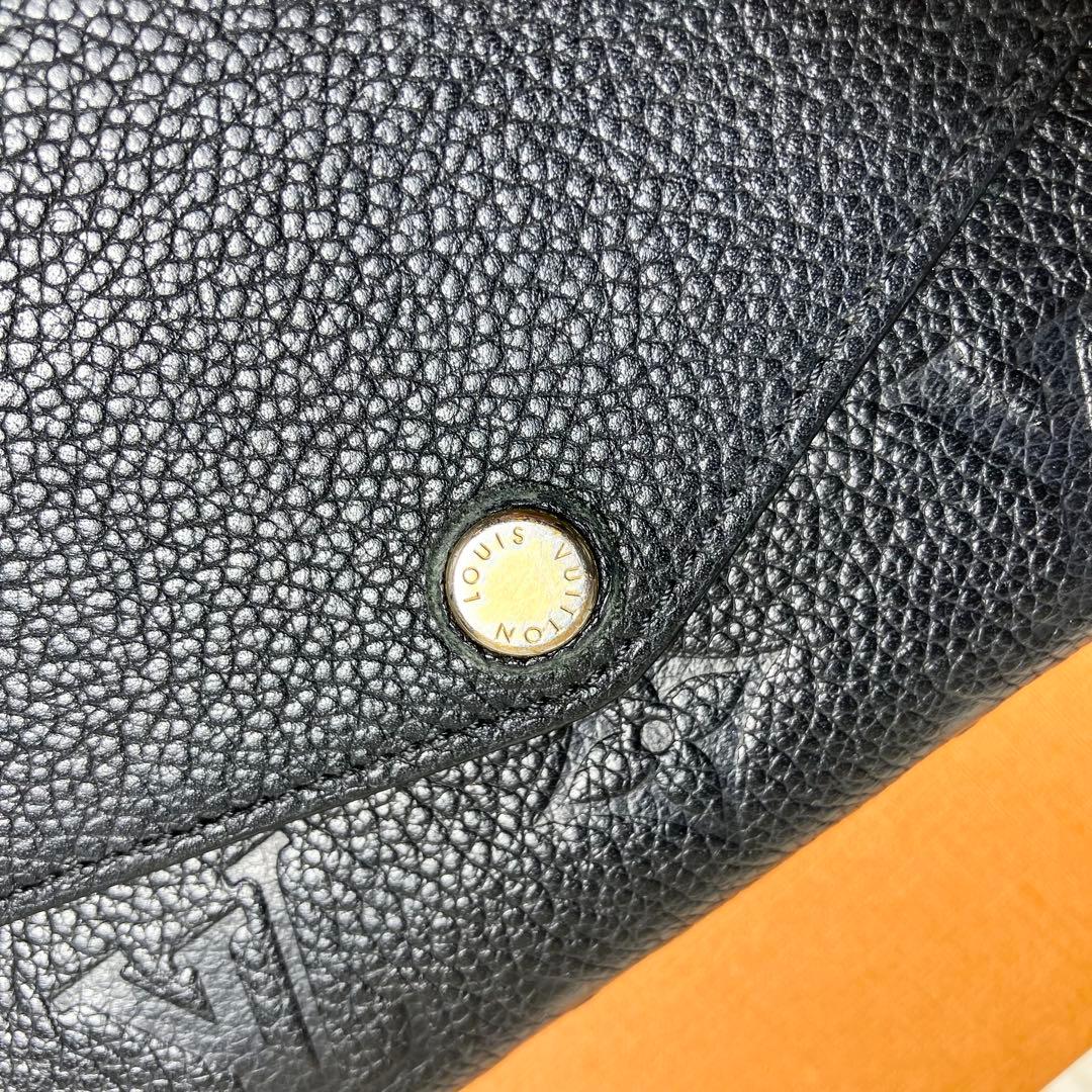 【良品】ルイヴィトン アンプラント ポルトフォイユサラモノグラム ノアール