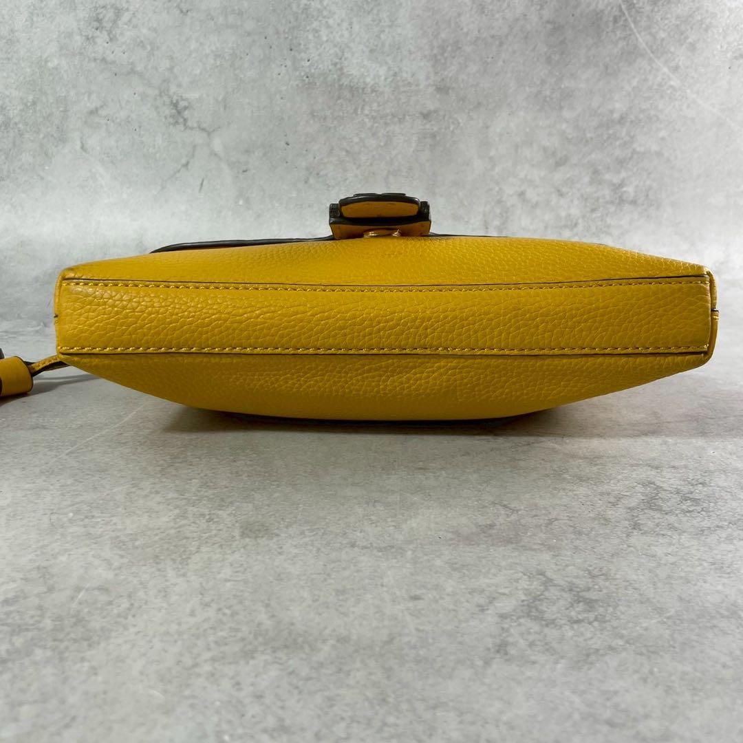 ✨美品✨トリーバーチ　ショルダーバッグ 2way マックグロー　レザー　イエロー