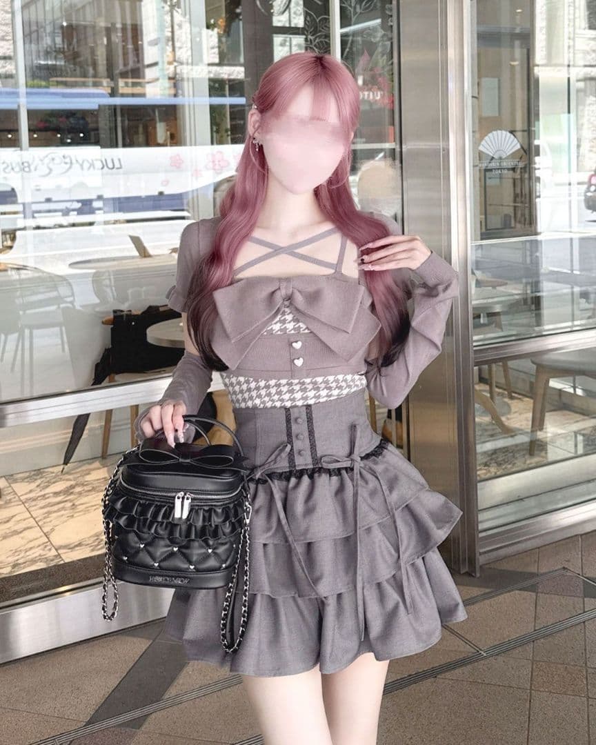 希少レア ミシェルマカロン ティアードフリルスカート新品未使用未開封XSサイズ