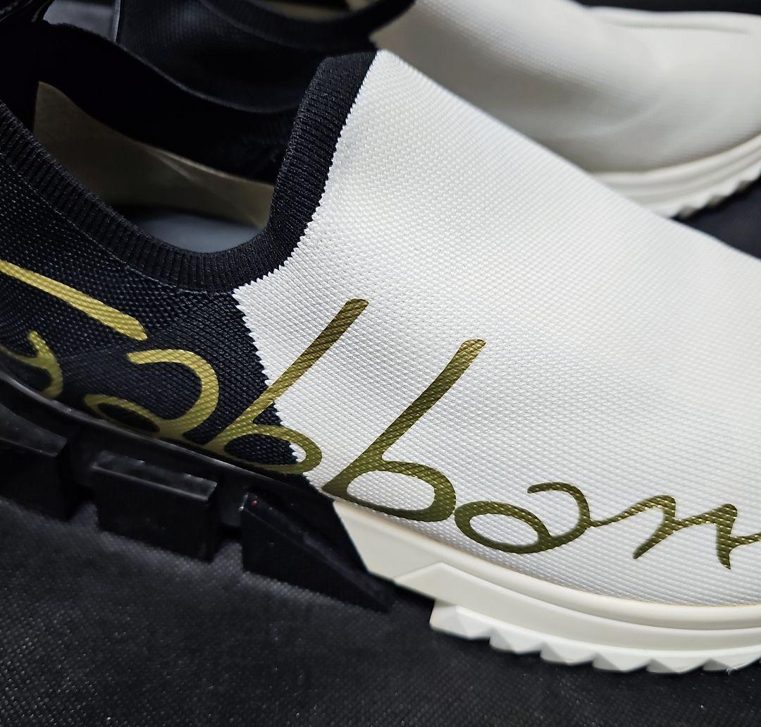 DOLCE&GABBANA ソレントスニーカー ホワイト&ブラック 43