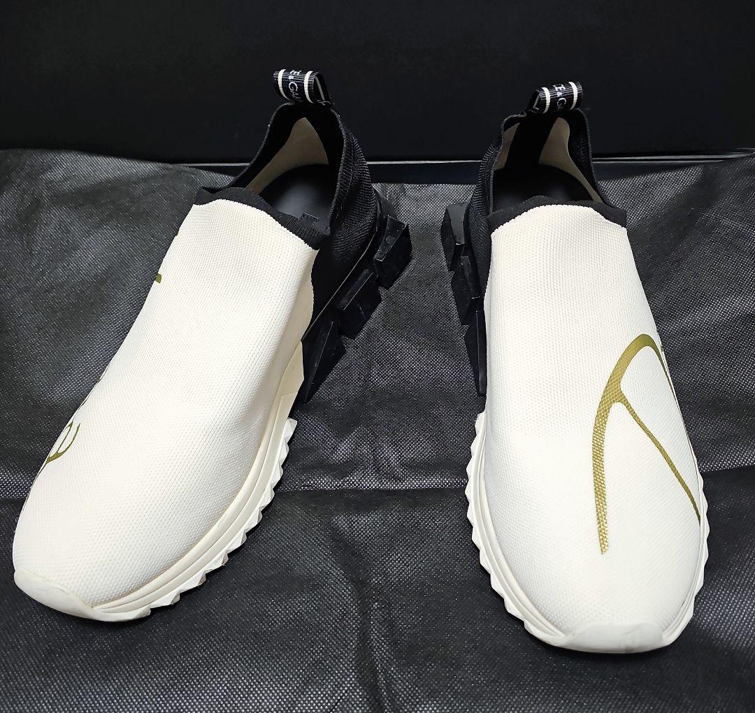 DOLCE&GABBANA ソレントスニーカー ホワイト&ブラック 43