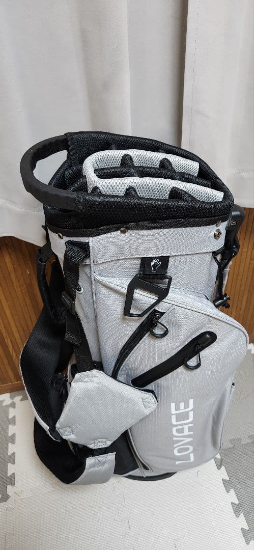 【新品未使用】14分割 LOVACE グレー キャディバッグ