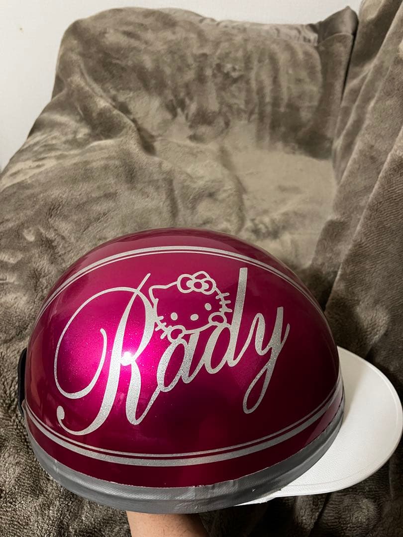 訳あり！　ハローキティ Rady コルク半　メタリックピンク