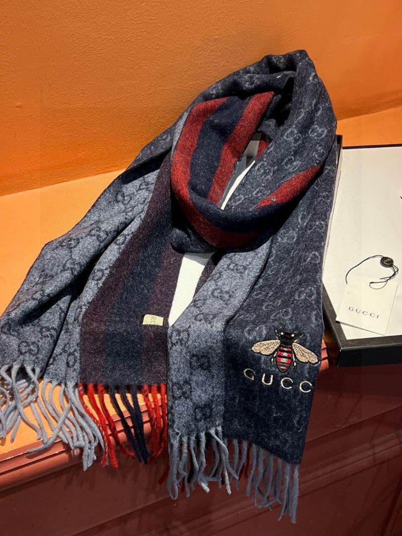 GUCCI　グッチ　マフラー　190×40cm