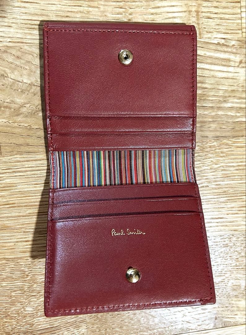 ポールスミス マルチストライプトリムインサイド 財布 PaulSmith