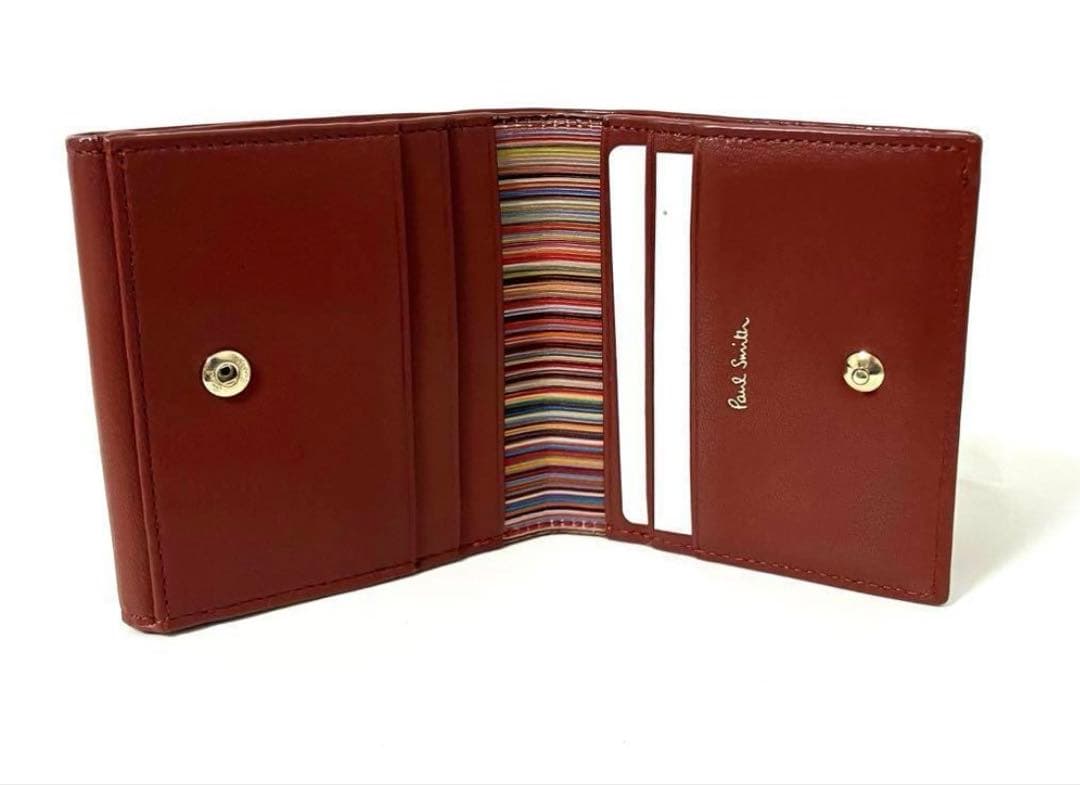 ポールスミス マルチストライプトリムインサイド 財布 PaulSmith