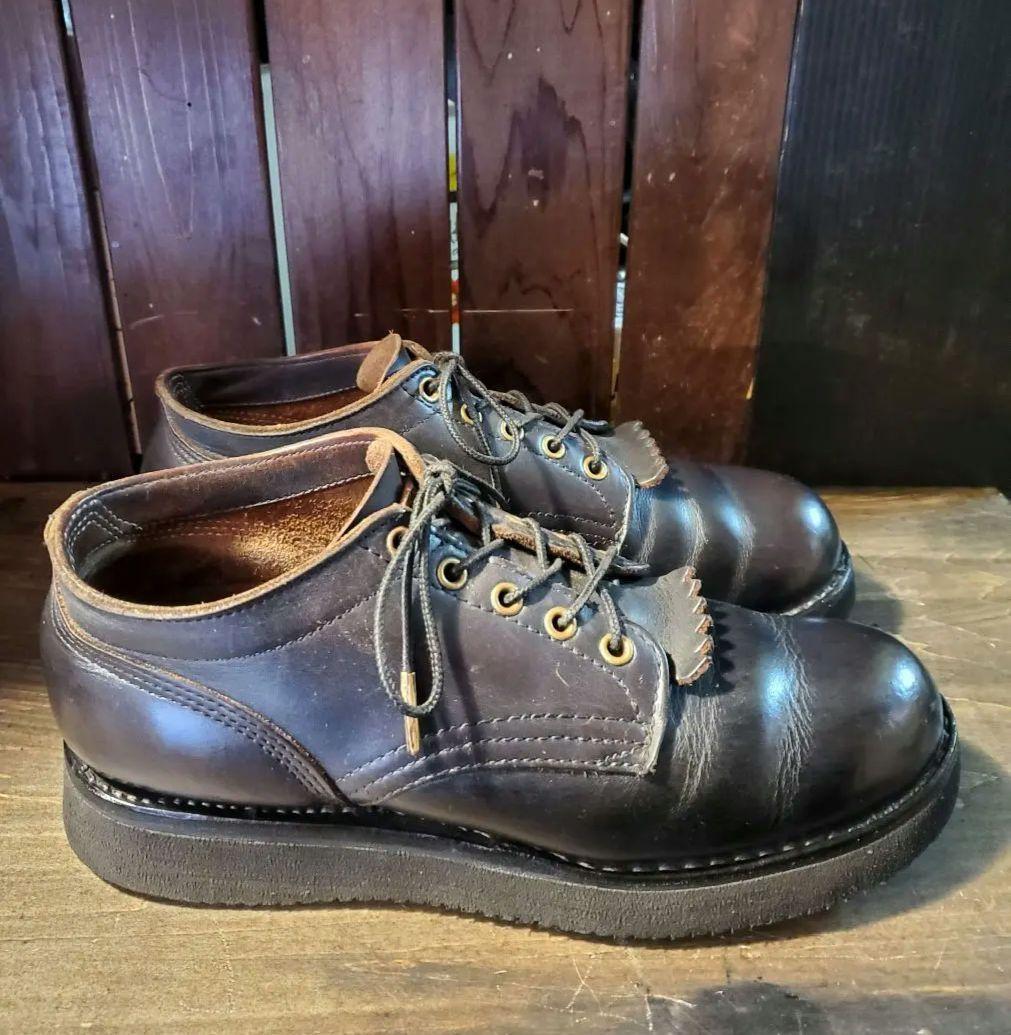 HATHORN OXFORD ハソーン 8 1/2E クロムエクセル 茶芯