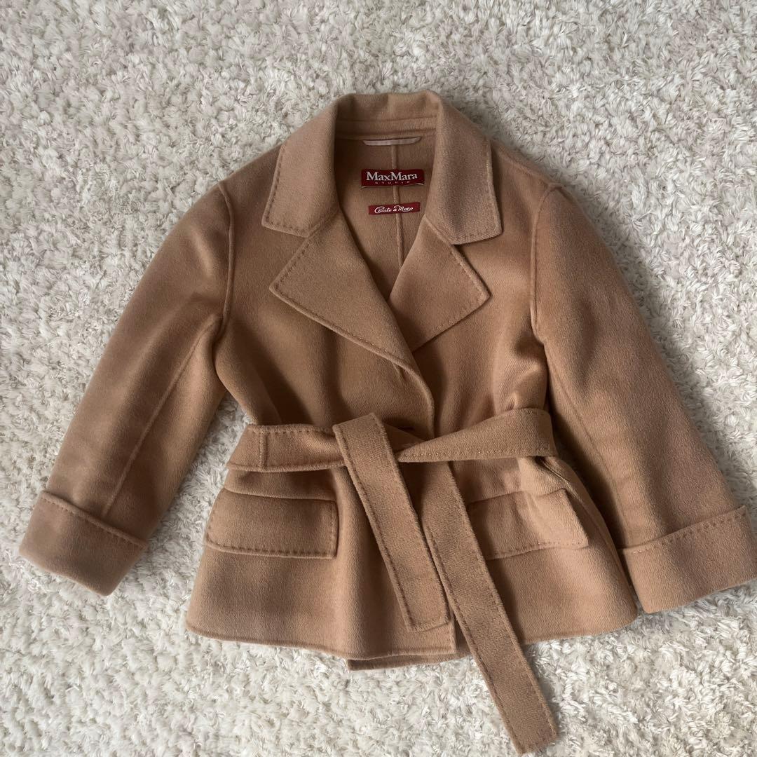 極美品！MaxMara ベージュ テーラードジャケット 38 1~２度着用
