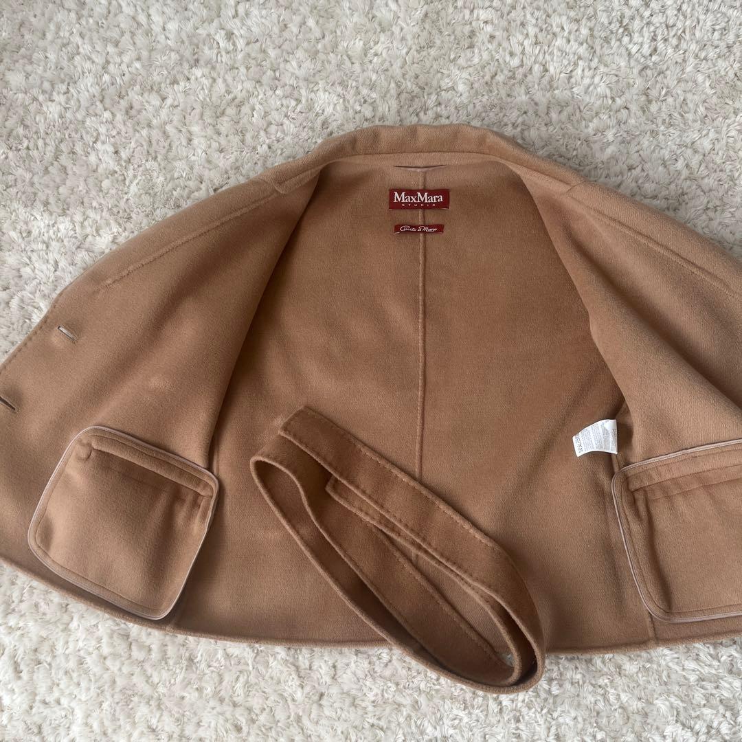 極美品！MaxMara ベージュ テーラードジャケット 38 1~２度着用