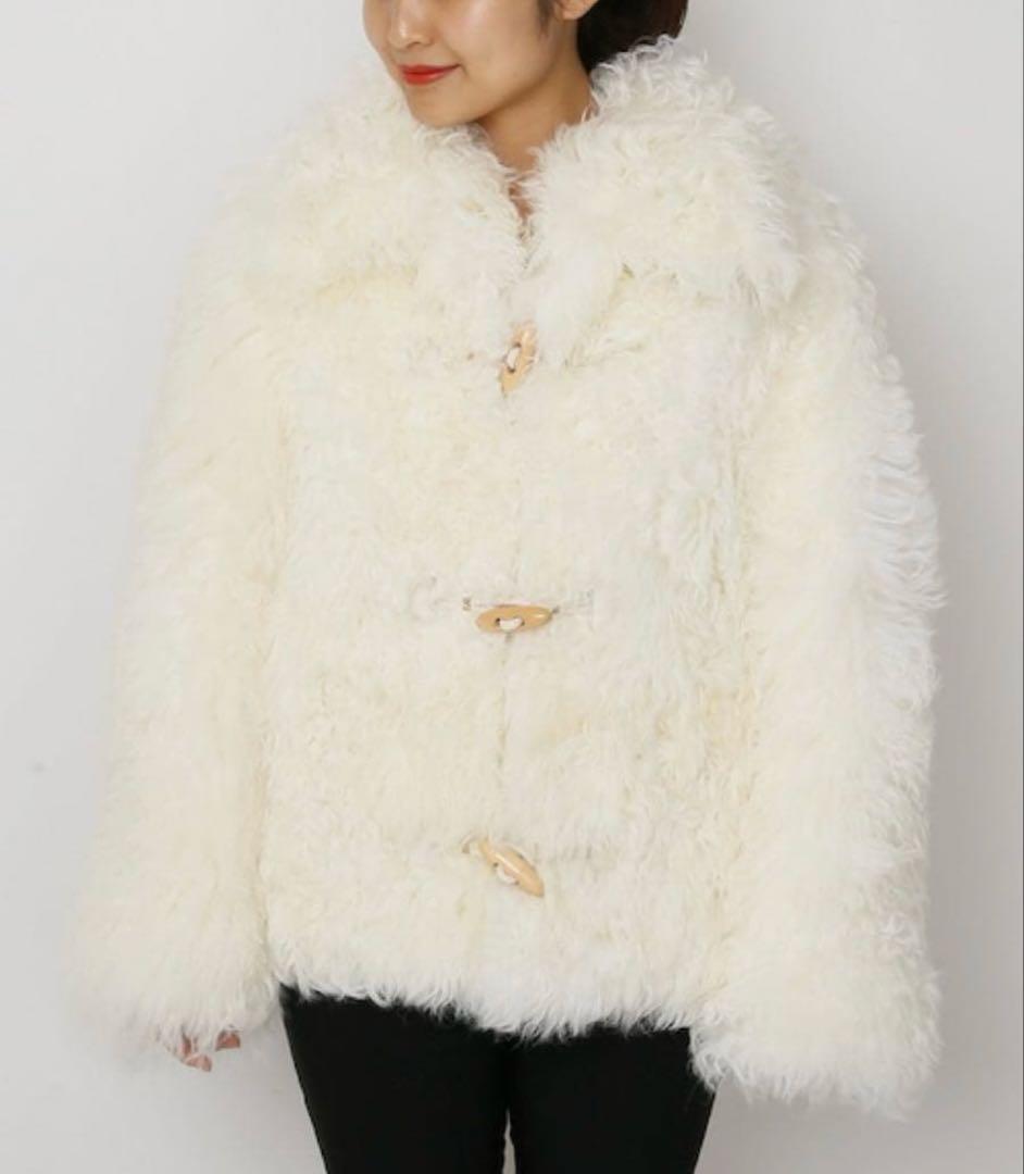 【希少】EDIT. FOR LULU ラムファーコート / ホワイト