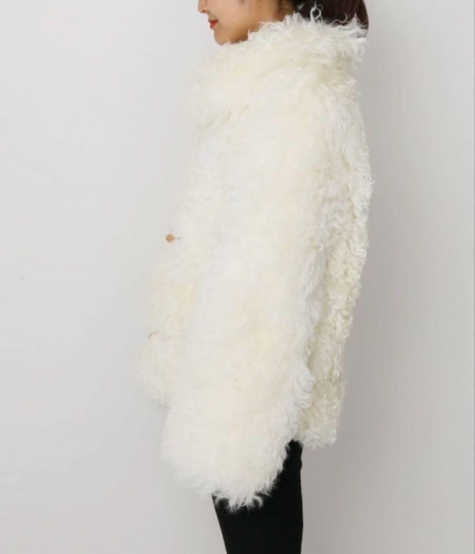 【希少】EDIT. FOR LULU ラムファーコート / ホワイト