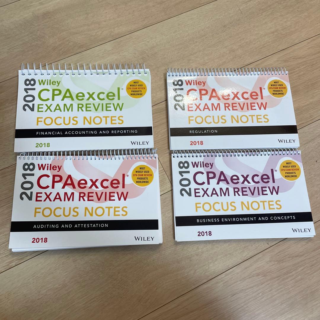 語学・辞書・学習参考書 Wiley CPA excel EXAM REVIEW+Focus Notes