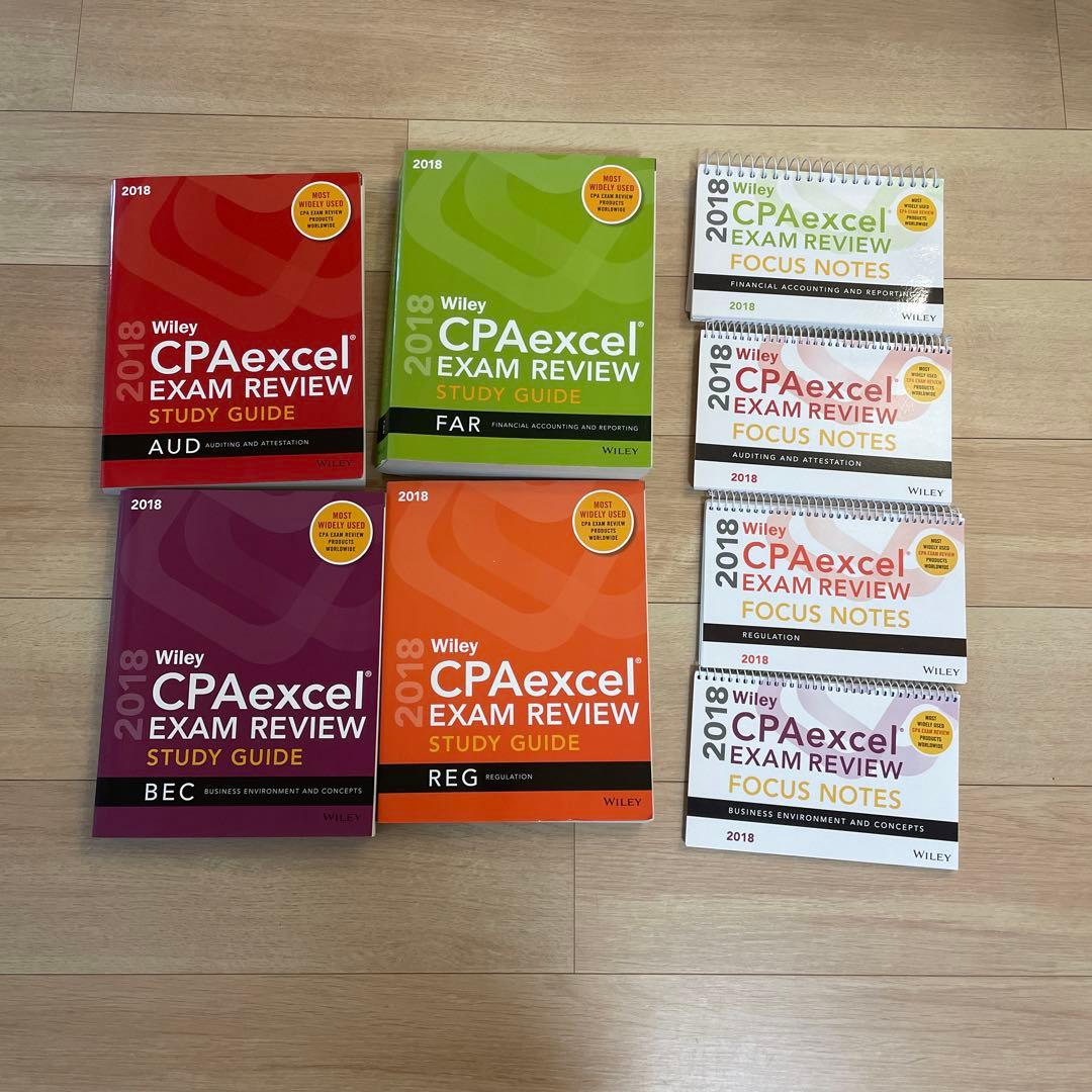 語学・辞書・学習参考書 Wiley CPA excel EXAM REVIEW+Focus Notes