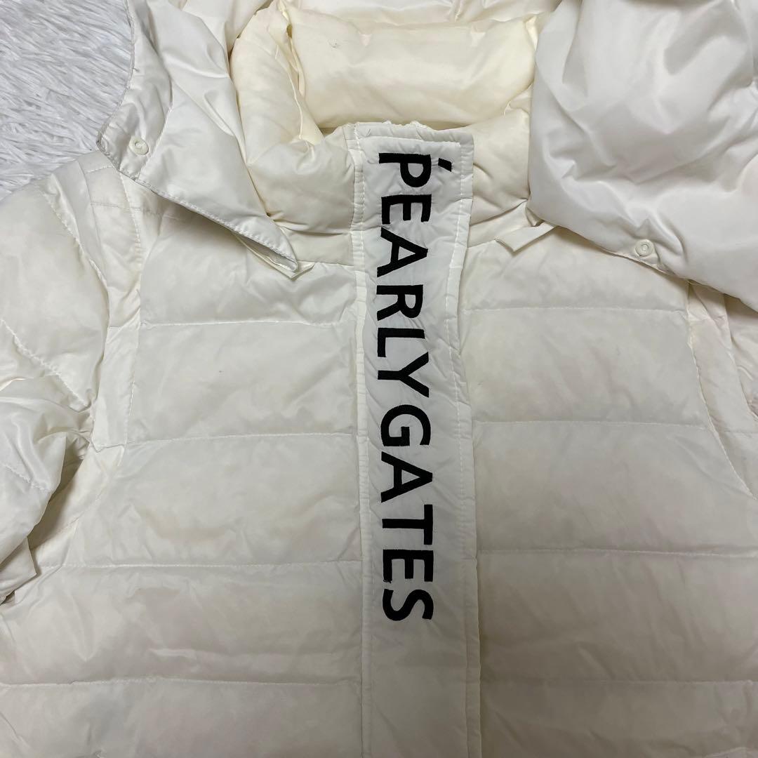 最高峰 パーリーゲイツ PEARY GATES ダウンジャケット ホワイト 白